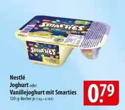 Famila Nord Ost Nestlé Joghurt oder Vanillejoghurt mit Smarties Angebot