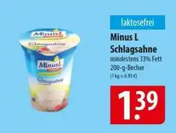 Famila Nord Ost Minus L Schlagsahne Angebot