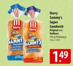 Famila Nord Ost HARRY Sammy's Super- Sandwich Angebot