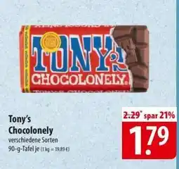 Famila Nord Ost TONY'S Chocolonely Angebot