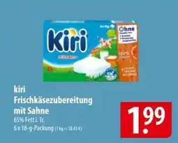 Famila Nord Ost kiri Frischkäsezubereitung mit Sahne Angebot