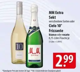 Famila Nord Ost MM Extra Sekt oder Cielo 10° Frizzante Angebot