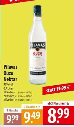 Famila Nord Ost Pilavas Ouzo Nektar Angebot
