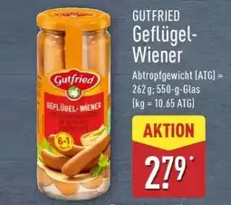 Aldi Nord GUTFRIED Geflügel-Wiener Angebot