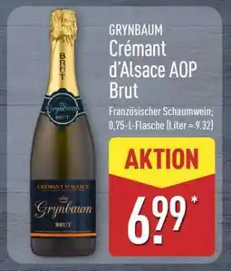 Aldi Nord GRYNBAUM Crémant d'Alsace AOP Brut Angebot