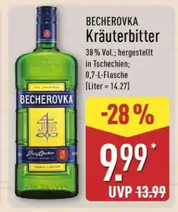 Aldi Nord BECHEROVKA Kräuterbitter Angebot