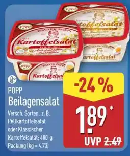 Aldi Nord POPP Beilagensalat Angebot
