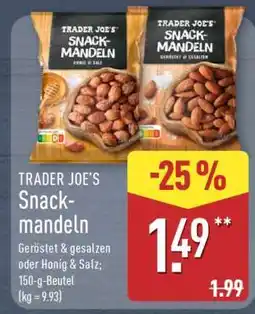 Aldi Nord TRADER JOE'S Snack-mandeln Angebot