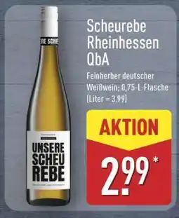 Aldi Nord Scheurebe Rheinhessen QbA Angebot