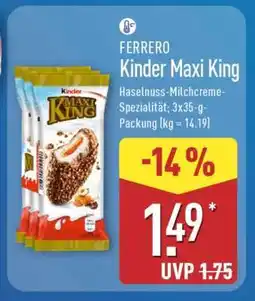 Aldi Nord Kinder Maxi King Angebot