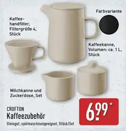 Aldi Nord CROFTON Kaffeezubehör Angebot