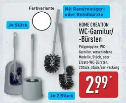 Aldi Nord HOME CREATION WC-Garnitur/-Bürsten Angebot
