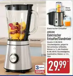 Aldi Nord AMBIANO Elektrischer Entsafter/Standmixer Angebot