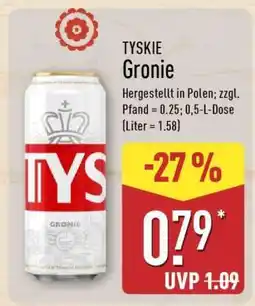Aldi Nord TYSKIE Gronie Angebot