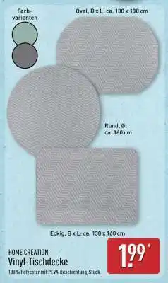 Aldi Nord Vinyl-Tischdecke Angebot