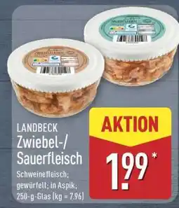 Aldi Nord LANDBECK Zwiebel-/Sauerfleisch Angebot