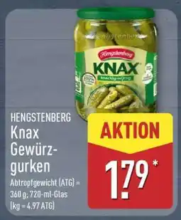 Aldi Nord Hengstenberg Knax Gewürzgurken Angebot