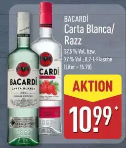 Aldi Nord BACARDÍ Carta Blanca/Razz Angebot