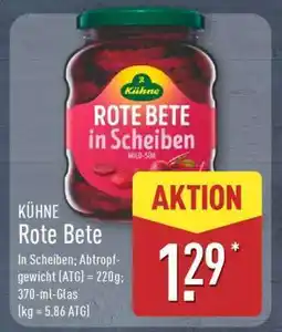 Aldi Nord KÜHNE Rote Bete Angebot