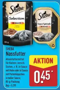 Aldi Nord SHEBA Nassfutter Angebot