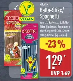 Aldi Nord HARIBO Balla-Stixx/Spaghetti Angebot