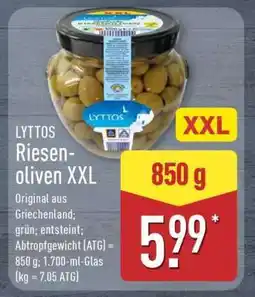 Aldi Nord LYTTOS Riesen-oliven XXL Angebot
