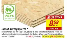 toom Baumarkt OSB/3-Verlegeplatte Angebot