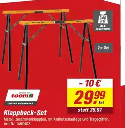 toom Baumarkt Klappbock-Set 2er-Set Angebot