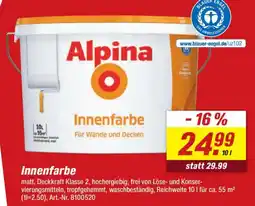toom Baumarkt Alpina Innenfarbe Angebot