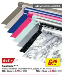 toom Baumarkt d-c-fix Klebefolie Angebot