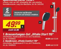toom Baumarkt 1. Brausestangen-Set,,Vitalio Start 110" Angebot