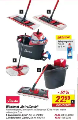 toom Baumarkt vileda Wischmat,,Extra/Combi" Angebot