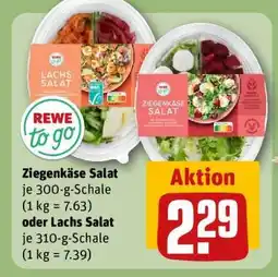 REWE Ziegenkäse Salat Angebot