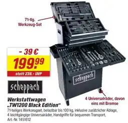 toom Baumarkt scheppach Werkstattwagen ,,TW1200 Black Edition" Angebot