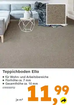 Globus Baumarkt Teppichboden Ella Angebot