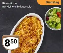Globus Käsespätzle mit kleinem Beilagensalat Angebot
