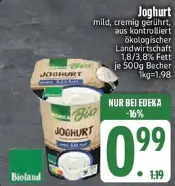 Edeka EDEKA Bio Joghurt Angebot