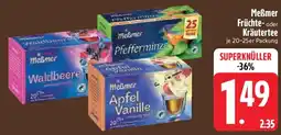Edeka Meẞmer Früchte- oder Kräutertee Angebot
