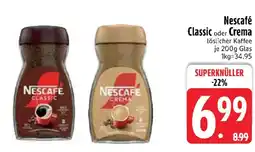Edeka Nescafé Classic oder Crema Angebot