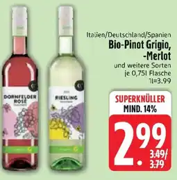 Edeka Bio-Pinot Grigio, Merlot Angebot