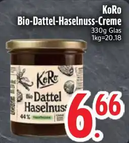 Edeka KoRo Bio-Dattel-Haselnuss-Creme Angebot