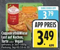 Edeka Coppenrath&Wiese Lust auf Kuchen, Torte oder Vegan Angebot