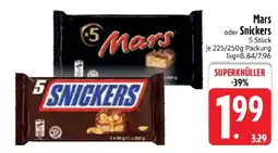 Edeka Mars oder Snickers Angebot