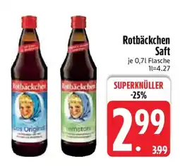 Edeka Rotbäckchen Saft Angebot