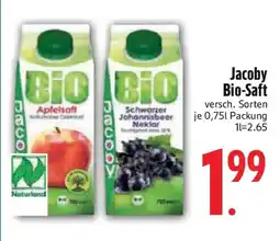 Edeka Jacoby Bio-Saft Angebot