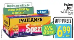 Edeka Paulaner Spezi Angebot