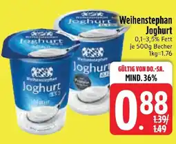 Edeka Weihenstephan Joghurt Angebot