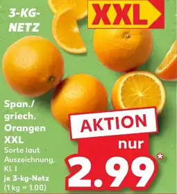 Kaufland Span./ griech. Orangen XXL Angebot