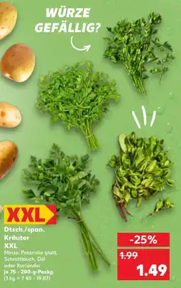 Kaufland Dtsch./span. Kräuter XXL Angebot