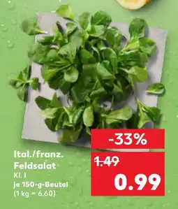 Kaufland Ital./franz. Feldsalat Angebot